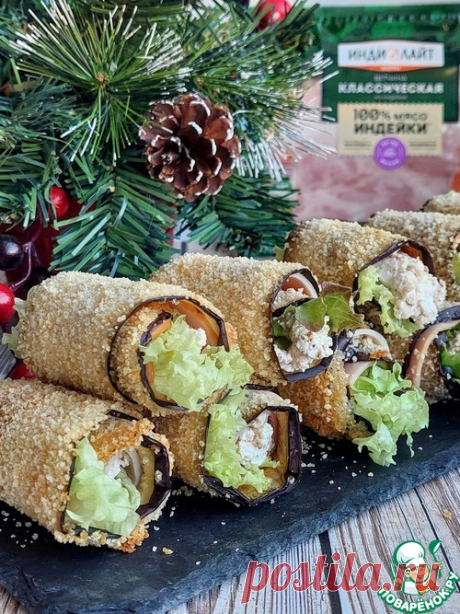 Баклажаны с хрустящей корочкой и ветчиной – кулинарный рецепт