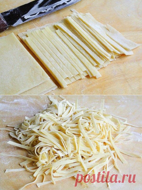 Лапша домашняя с курицей |