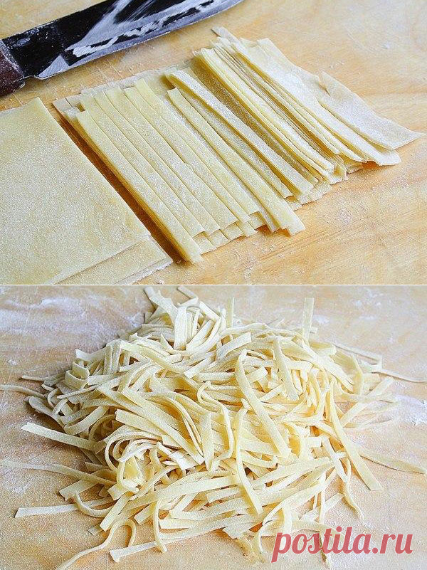 Лапша домашняя с курицей |