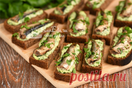 Бутерброды со шпротами (их изюминка в смеси, которую добавляю на хлеб) | Совет да Еда | Яндекс Дзен
