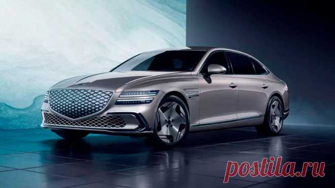 Genesis Electrified G80 2025: фото, салон, характеристики