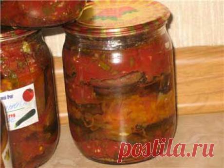 БАКЛАЖАНЫ С МОРКОВЬЮ.