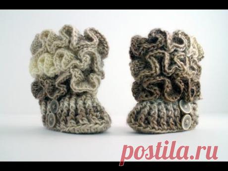 How to Crochet Baby Booties