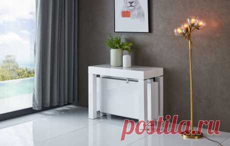 Стол раскладной Claus, белый | Купить по выгодной цене в интернет-магазине iModern.ru