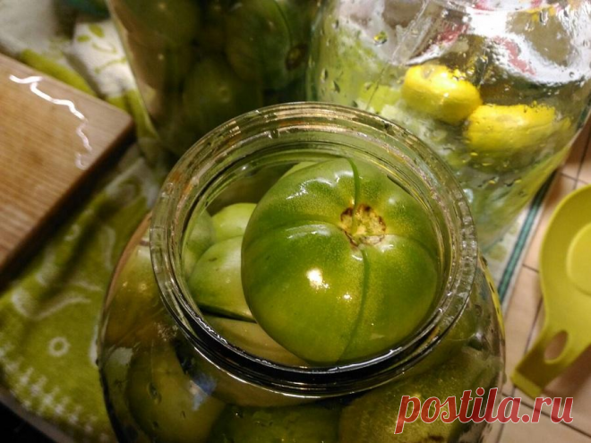 ПО ВАШИМ ПРОСЬБАМ! Вкусно спасаем зелёные помидоры. Два рецепта от бабы Дуси. | DiDinfo | Яндекс Дзен
