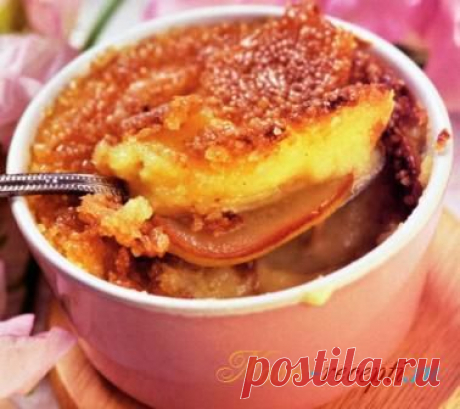 Рецепт как приготовить вкусный десерт Грушевый крем-брюле