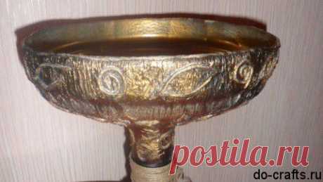 Ваза из пластиковой бутылки своими руками | Самоделкино