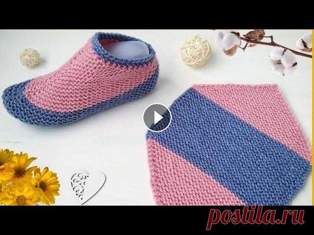 Домашние Следки спицами. Простые тапочки спицами. Подробный мастер класс. В этом видео я покажу как связать Следки спицами. Подробный мастер класс Легко и просто Свяжет даже начинающая вязальщица Пряжа- Ализе лана голд. ПРИЯ...