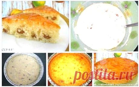 РЕЦЕПТ "Манник с изюмом".
