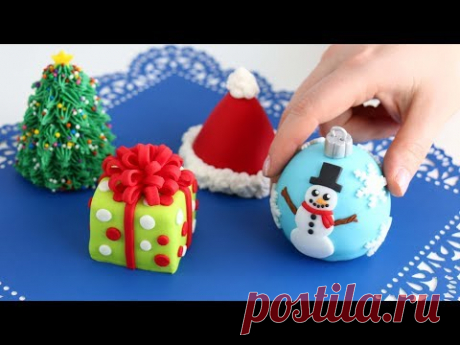 Mini CHRISTMAS CAKES! Cutest Cakes EVERRR!
