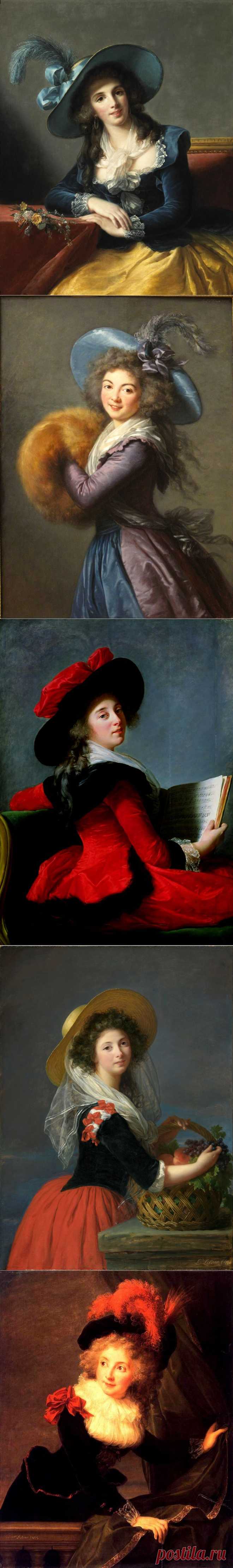 Louise Elisabeth Vigee-Lebrun (French, 1755-1842). Портрет.
