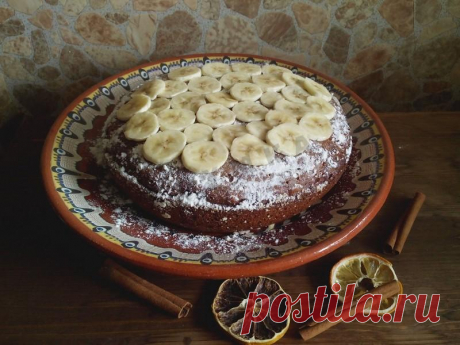 Банановый пирог в мультиварке рецепт с фото пошагово - 1000.menu
