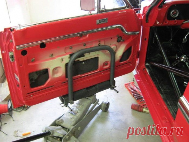 Рихтовка двери автомобиля своими руками