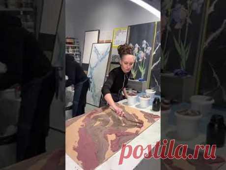Секретная техника создания мрамора 🤩 Рекомендуем к просмотру ✅запись с эфира