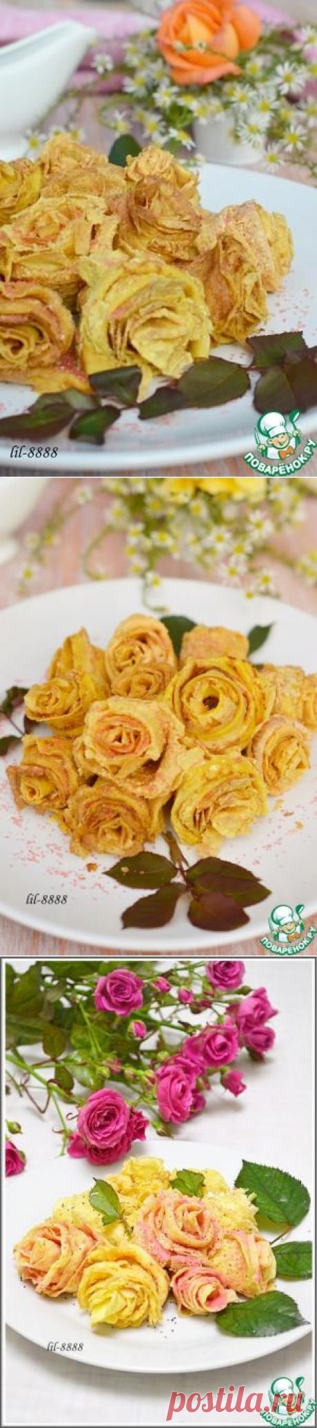 Блинные &quot;Розы&quot; - кулинарный рецепт