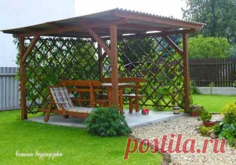 Pavilonok és pergola árnyékolók.