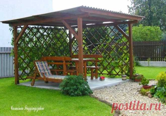 Pavilonok és pergola árnyékolók.