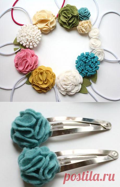 Изделия Из Фетра. Заколки Своими Руками – Мастер-Класс
