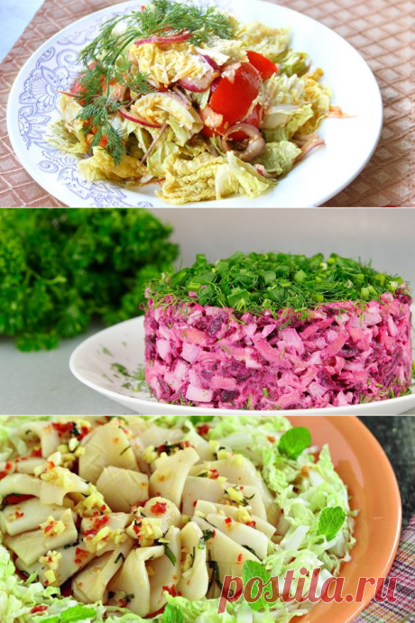 14 простых и очень вкусных салатов с кальмарами