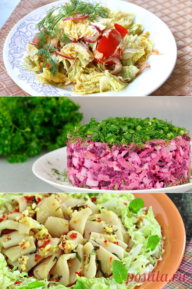 14 простых и очень вкусных салатов с кальмарами