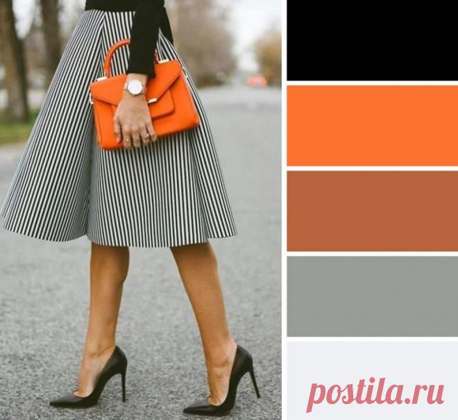 Как гармонично сочетать цвета в одежде / Все для женщины