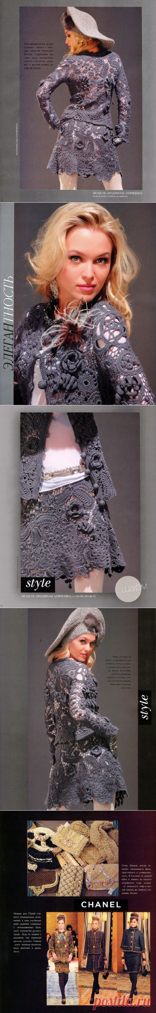 Irish crochet &: Zhurnal MOD 551