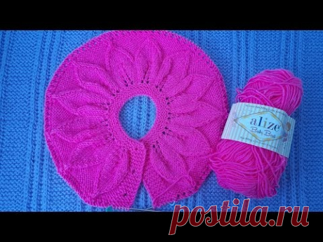Кофточка для девочки - 1 часть (Кокетка)