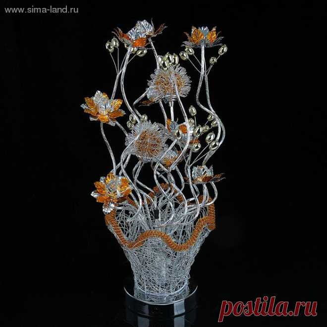 Светильник напольный Желтые георгины (1050292) - Купить по цене от 4500,00 руб. | Интернет магазин SIMA-LAND.RU