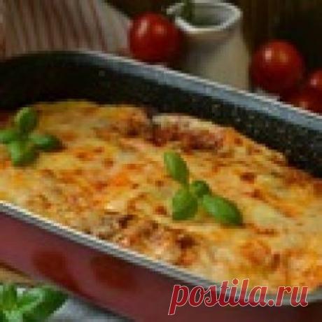 Баклажановая запеканка а-ля лазанья Кулинарный рецепт