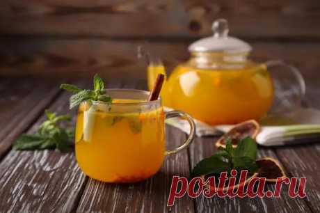 Рецепт согревающего чая из облепихи с апельсином - Parents.ru - 7 февраля - 43059797709 - Медиаплатформа МирТесен