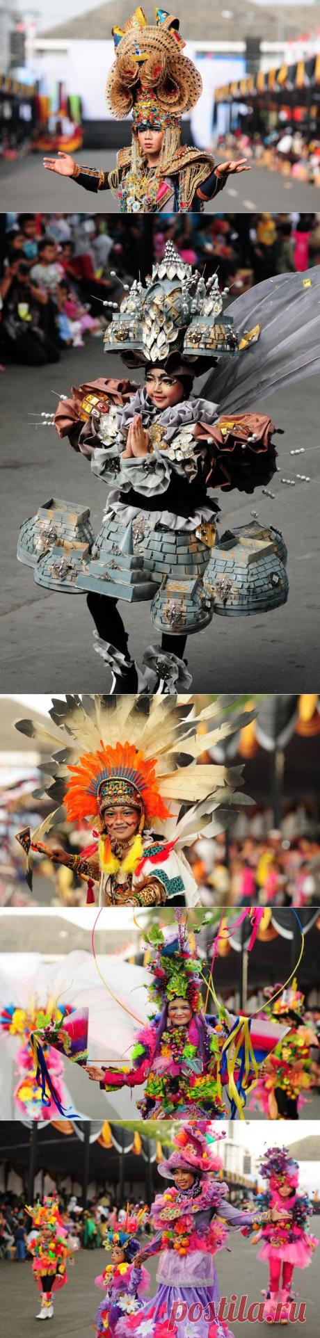 Карнавал моды «Jember Fashion Carnaval» в Индонезии