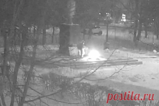 В Мордовии 10-летний мальчик потушил снежком Вечный огонь. Ребенок потушил огонь из любопытства.