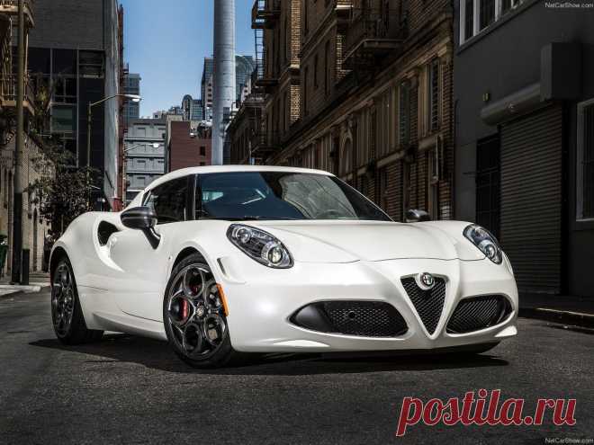 2015 Alfa Romeo 4C Coupe US-Version White | Car Pictures