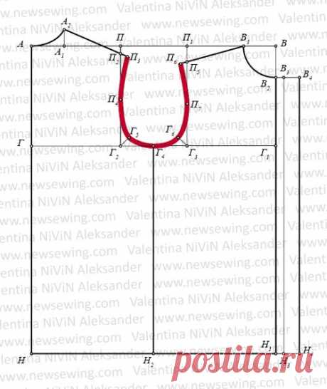 Построение выкройки мужской пижамы. Часть 3. Рукав и воротник. Пошаговая инструкция.
