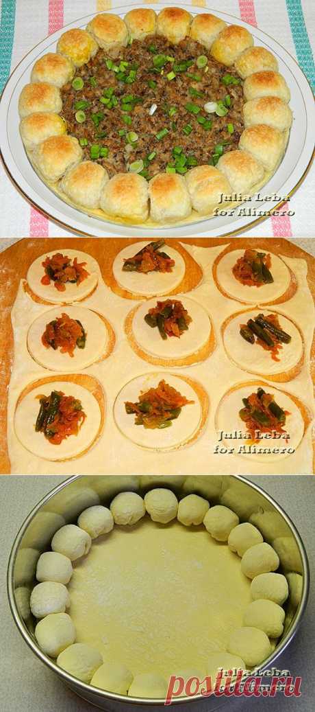 Пирог с двумя начинками