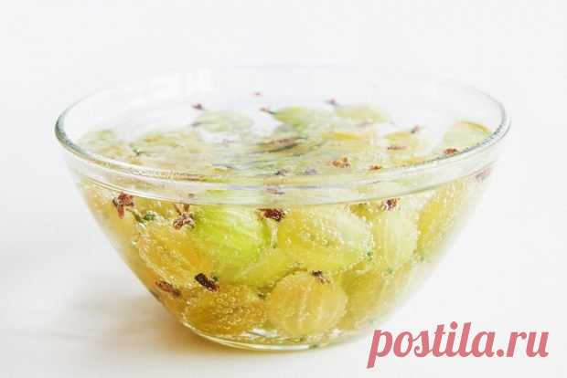 Компот из крыжовника с лимоном на зиму — Домашняя кулинария