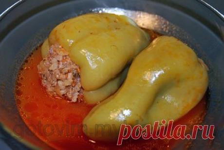 Перец фаршированный мясом | Вторые блюда | Готовим с нами