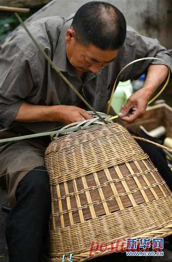 Плетеные изделия из бамбука в уезде Сюаньэнь Китая (8)