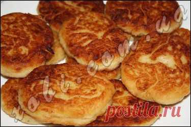 Лепешки из картофеля и капусты.
