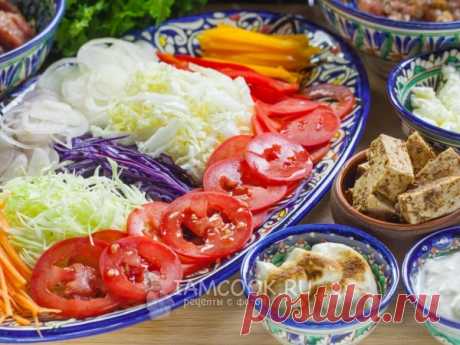 Начинка для шаурмы — рецепт с фото Три вида начинки для шаурмы: с мясом животного, с мясом птицы и вегетарианская версия. Вы угодите абсолютно любому гостю!