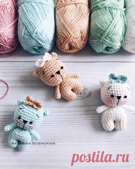 Мини-мишки крючком: описание амигуруми