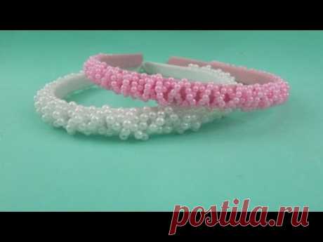 Faça você mesma: tiara trançada com pérolas