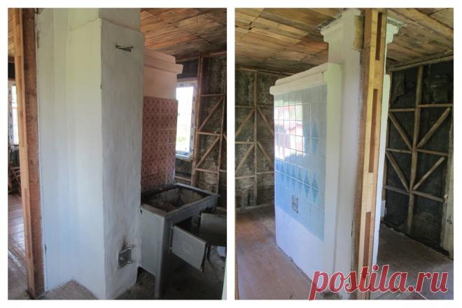 Сломали кирпичную печь и поставили буржуйку, потому что так лучше. | Сергей Печник | Яндекс Дзен
