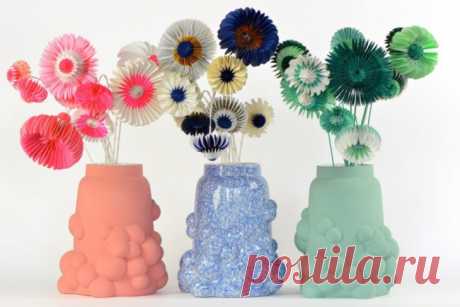 Вдохновение: нежные цветы из бумаги Jorine Oosterhoff