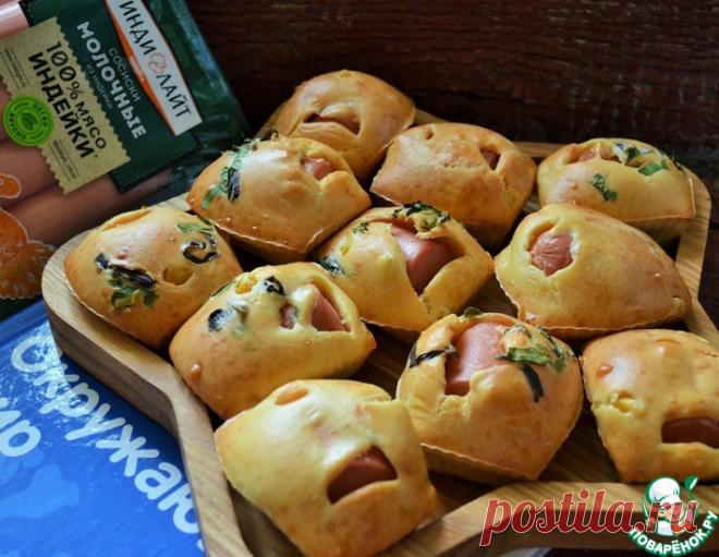 Сосиски в кексе – кулинарный рецепт