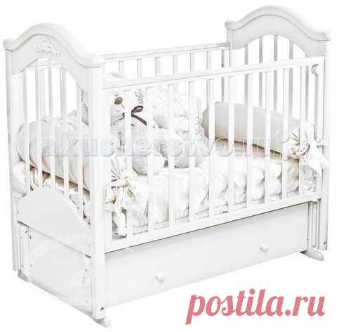 Детская кроватка Можга (Красная Звезда) Ефросинья С-554 (маятник продольный) купить Цена:21600 руб