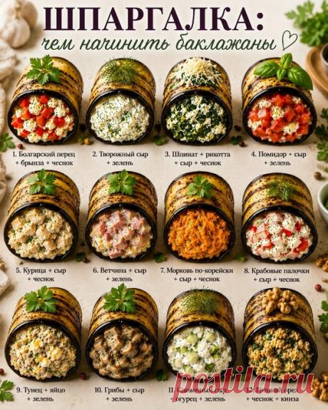 Чем начинить баклажаны