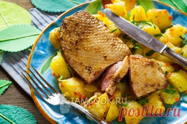 Филе утки с картошкой в духовке — рецепт с фото пошагово