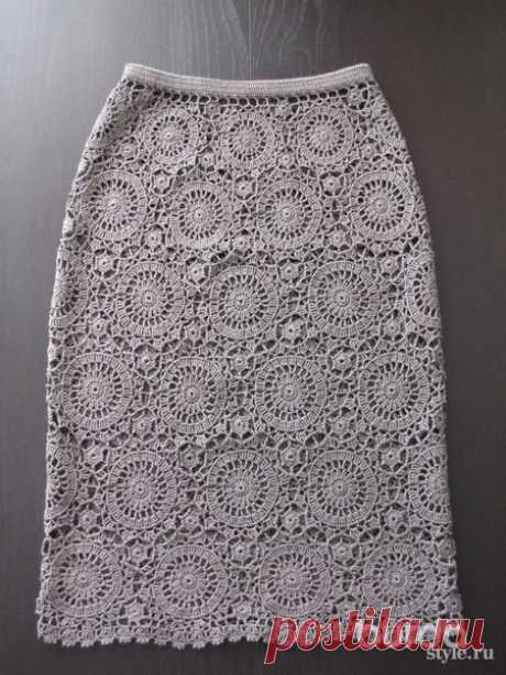 ЮБКА КРЮЧКОМ С BURDA