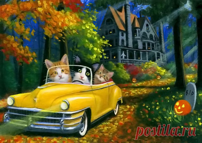 Осень, осень...Радость золотая! Художник Bridget Voth